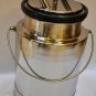 Portable Goat Bucket Milker Mobile Base OILLESS Vacuum Pump Claw Regulate