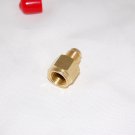 Adapter:1/4"MFL X1/2"ACME:R134a Drum/Vacuum Pump/R22 Manifold Gauge Connection