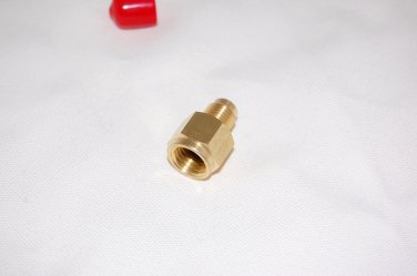 Adapter:1/4"MFL X1/2"ACME:R134a Drum/Vacuum Pump/R22 Manifold Gauge Connection