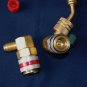 Car AC R134a System Port Quick Snap on Coupler Adapter/R22 1/4" Flare Manifold