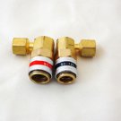 Car AC R134a System Port Quick Snap-on Coupler Adapter HVAC 14mm 41301+41302 New