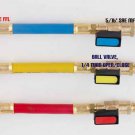 R410a Manifold Gauge Tool System Port Adapter Hand Valve 5/16"X1/4" HVAC/R Set