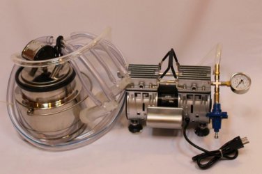 Goat Bucket Milker Vacuum pump SS Bucket Dwarf Claw Cluster Pulsator gauge Hoses