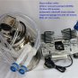 Goat Bucket Milker Vacuum pump SS Bucket Dwarf Claw Cluster Pulsator gauge Hoses
