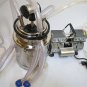 Goat Bucket Milker Vacuum pump SS Bucket Dwarf Claw Cluster Pulsator gauge Hoses
