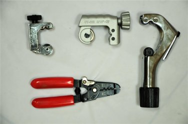 HVAC Pluming Tool Kit:Tube Pipe Cutters:Capillary,1 5/8"OD Heavy Duty Rust Proof