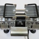 Twin Piston Oil-less Vacuum Pump 1/2 HP Science Lab Workshop Pulsator Hookup New