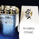 Compressor Furnace Blower Fan Motor Start Run Capacitor Dual:30+5uFD 370VAC HVAC