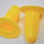 Pair of Plastic Inflation Plugs/Shell Liner Block Fit All Cow Goat Milker