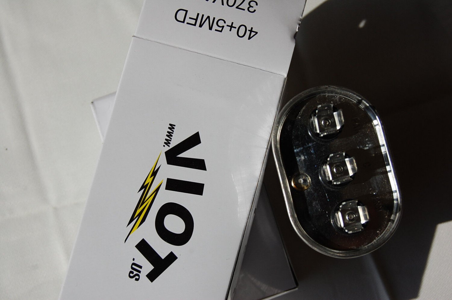 Compressor Furnace Blower Fan Motor Start Run Capacitor Dual40+5uFD