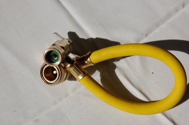 R134a Canister Tap Opener:Car AC System Port Low Side 14 Quick Connector Charger