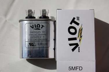Compressor Furnace Blower Motor Start Run Capacitor 5uFD 370V HVAC/R+Workshop