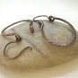 Imagine Yourself... Handforged Antique Copper Hoop Artisan Earrings.