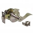 Satin Nickel Bath& Bed Room Reversible Lever Lock Door Lock