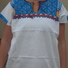 Embroidered Blouse - Indian Blue