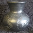 Black Clay Vase