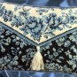 RARE BARB BAATZ BLUE TOILE PURSE STYLE FUN NEEDLEPOINT PILLOW KIT