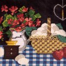 RARE AVERY  RUSTIC MORNING STILL LIFE TEXTURED NEEDLEPOINT KIT COUNTRY BRUNCH