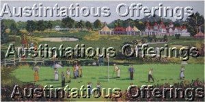 ELSA WILLIAMS GOLF COUNTED CROSS STITCH KIT GOLFING GREEN HUSHED CROWD