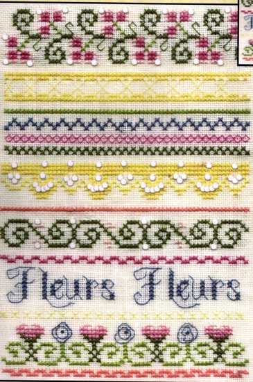 RARE PETIT POINT BELFAST LINEN BAND SAMPLER CROSS STITCH KIT