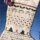 RARE PASTEL SHADES VICTORIAN CREWEL CHRISTMAS STOCKING EMBROIDERY KIT