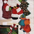 Rare Felt Applique Embroidery Kit  Letters to Santa  Banner