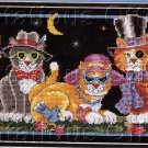 RARE VILCHECK KITTY CATS FASHIONABLE FELINES CROSS STITCH KIT COOL CATS