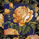 RARE BAATZ YELLOW ROSES NEEDLEPOINT PILLOW KIT BUDS AND BLOOMS FLORAL
