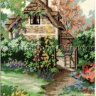 RARE MARTY BELL COTTAGE GARDEN HIDEAWAY NEEDLEPOINT KIT
