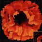 DRAMATIC JOY CAMPBELL FLORAL CREWEL EMBROIDERY KIT RED POPPY PILLOW