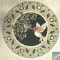 RARE LECLAIR HUMMINGBIRD FEEDING  WOOL NEEDLEPOINT CIRCLE PILLOW KIT
