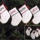 MINIATURE QUILTED STOCKINGS CREWEL EMBROIDERY KIT