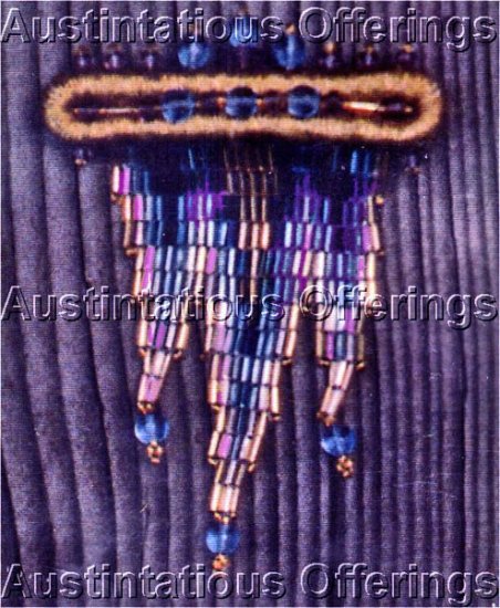 Ann Benson Bargello Style Beaded Brooch Kit Florentine Beadpoint
