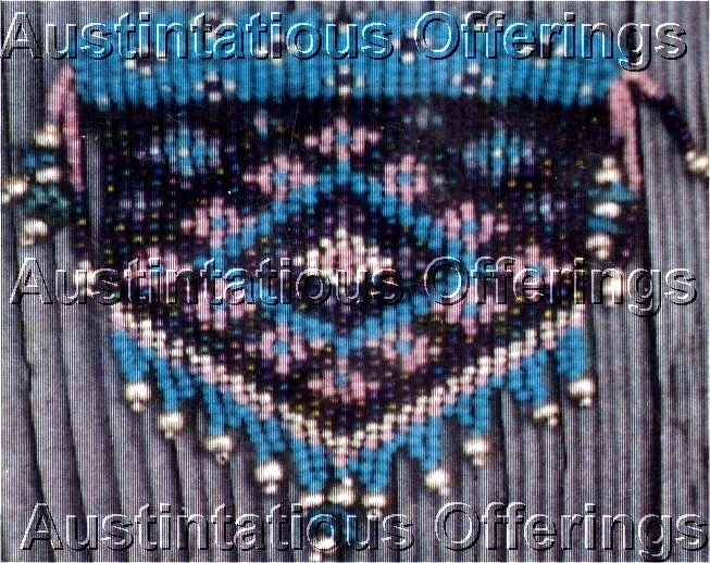 Rare Benson Needle Weaving Beaded Brooch Kit Southwestern Style Turquoise