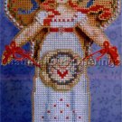 Christmas Spirit Angel of Cross Stitch Beaded CrossStitch Kit Brookes Books