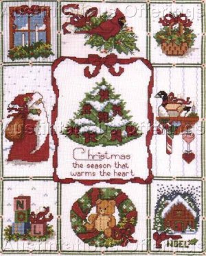 Bonnie Smith Iconic Christmas Warmth Sampler Cross Stitch Kit