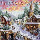 Nicky Boehme Christmas Village Cross Stitch Kit Holiday Sleigh Ride