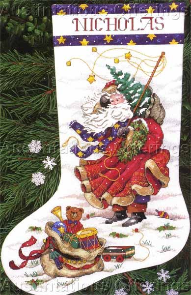 Dimensions victorian carolers counted cross stitch christmas