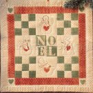 Rare Antiqued Quilted Christmas Toys Banner Stitchery Kit Suitable for Beginners