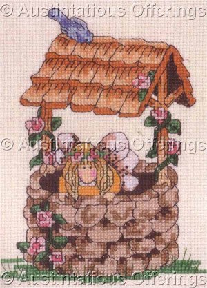FLUTTER BLOSSOM GRAYSON COUNTED CROSS STITCH FAIRY KIT