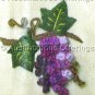 Betty Miles Jiffy Crewel Embroidery Kit Grapes on the Vine