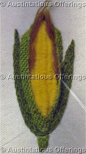 Betty Miles Jiffy Single Crewel Embroidery Kit Ear of Corn