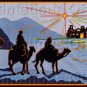 Rare Bethlehem Journey Crewel Embroidery Kit Three Wisemen Kings Suitable for Beginners