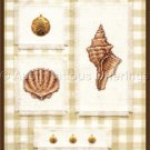 Seashells and Sand Dollars Cross Stitch Kit Decorative Mat Charm Nature Collection