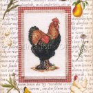 Vibrant Handsome Rooster Cross Stitch Kit Decorative Mat Charm Nature Collection