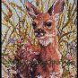 Rare Brenders Spotted Fawn Wildlife Art Repro  Counted Cross stitch Kit Young White Tailed Deer