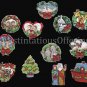 Rare Inspirational Noah Christmas Ornaments Cross Stitch Kit Ann Craig