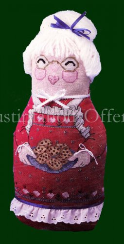 Rare Prain Mrs Claus Doll Counted Cross Stitch Kit Olde World