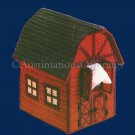 COUNTRY BARN NEEDLEPOINT PLASTIC CANVAS TISSUE BOX COVER  KIT