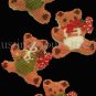 Rare Teddy Bear Ornaments Set Plastic Canvas Needlepoint Kit